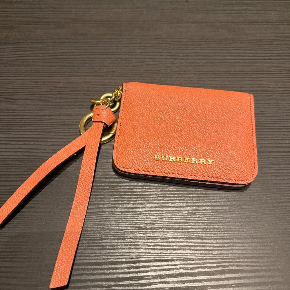 Burberry key ring card case